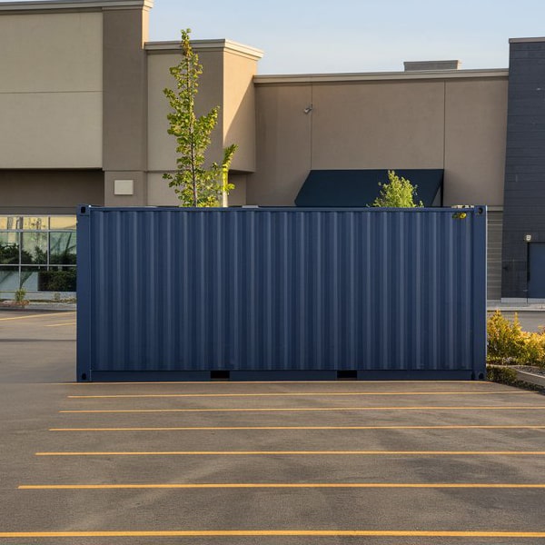 our commercial storage containers are equipped with secure locking mechanisms